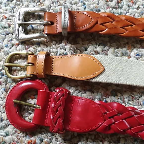 3 leather belts - Picture 1 of 5
